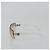Occhiali da sole CHANEL in plastica trasparente argento CC Auth 185209 - vista 4