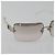 Occhiali da sole CHANEL in plastica trasparente argento CC Auth 185209 - vista 6