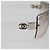Occhiali da sole CHANEL in plastica trasparente argento CC Auth 185209 - vista 8