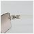 Occhiali da sole CHANEL in plastica trasparente argento CC Auth 185209 - vista 9