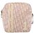 Borsa a Spalla Christian Dior Trotter Canvas PVC Rosa Argento Auth BA13409 - vista 2