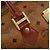 Borsa MCM Vicetos Logogram PVC Pelle Marrone Oro Auth 185111 D'oro - vista 15