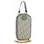 Custodia per telefono Christian Dior Oblique 30 Trotter Canvas con catena Grigio Auth 184749M Marrone D'oro