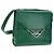 Borsa a Spalla BOTTEGA VENETA Pelle Verde Argento Auth bs35500V