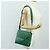 Borsa a Spalla BOTTEGA VENETA Pelle Verde Argento Auth bs35500V - vista 26