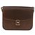 Céline Borsa a tracolla CELINE Horse Carriage in pelle marrone e oro Auth ep14860 D'oro - vista 2