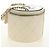 CHANEL Matelasse Chain Shoulder Bag Leather White Gold CC Auth bs35547SAM Bianco D'oro - vista 4
