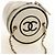 CHANEL Matelasse Chain Shoulder Bag Leather White Gold CC Auth bs35547SAM Bianco D'oro - vista 6