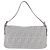 FENDI Zucca Canvas Mamma Baguette Borsa a Spalla con Strass Argento Autentica am11868SM - vista 3