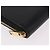 Céline Portafoglio tondo compatto CELINE in pelle nera e oro Auth am11856V Nero D'oro - vista 8