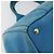 Borsa PRADA Kanapa MM in tela blu e oro autentica 185130 D'oro - vista 11