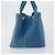 Borsa PRADA Kanapa MM in tela blu e oro autentica 185130 D'oro - vista 4