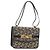 Céline Borsa a tracolla CELINE C Sulky Horse Carriage in tela Navy Gold Auth 184574