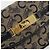 Céline Borsa a tracolla CELINE C Sulky Horse Carriage in tela Navy Gold Auth 184574 - vista 14