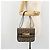 Céline Borsa a tracolla CELINE C Sulky Horse Carriage in tela Navy Gold Auth 184574 - vista 23