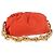 BOTTEGA VENETA Borsa a tracolla The Chain Pouch in pelle Arancione Oro Auth 185382SAM D'oro