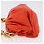 BOTTEGA VENETA Borsa a tracolla The Chain Pouch in pelle Arancione Oro Auth 185382SAM D'oro - vista 5