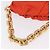 BOTTEGA VENETA Borsa a tracolla The Chain Pouch in pelle Arancione Oro Auth 185382SAM D'oro - vista 8
