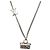 LOUIS VUITTON Collana Keepall LV Keepall Collana metallica M00914 LV Auth 184266M Argento