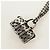 LOUIS VUITTON Collana Keepall LV Keepall Collana metallica M00914 LV Auth 184266M Argento - vista 7