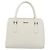 Borsa a mano BURBERRY in pelle bianco argento Auth BA13365 - vista 2