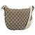 Borsa a tracolla GUCCI GG Canvas Newbrit Beige Oro 169998 Auth ep14864 D'oro