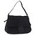 Borsa a tracolla FENDI Mamma Baguette in lana blu navy e argento Auth 183876