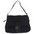 Borsa a tracolla FENDI Mamma Baguette in lana blu navy e argento Auth 183876 - vista 2