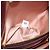 Borsa Miu Miu in pelle 2way Rosso Oro Auth ka4739A D'oro - vista 28