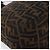 FENDI Zucca Canvas Mamma Baguette Shoulder Bag Black Brown Auth 185507SAV Marrone Nero - vista 12