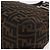 FENDI Zucca Canvas Mamma Baguette Shoulder Bag Black Brown Auth 185507SAV Marrone Nero - vista 13