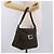 FENDI Zucca Canvas Mamma Baguette Shoulder Bag Black Brown Auth 185507SAV Marrone Nero - vista 25