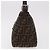 FENDI Zucca Canvas Mamma Baguette Shoulder Bag Black Brown Auth 185507SAV Marrone Nero - vista 4
