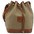 Céline Borsa a Spalla CELINE Macadam Canvas PVC Beige Oro Auth ti3982 D'oro - vista 2
