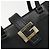 Borsa Tote GUCCI in tela nera e oro 002 1109 Auth 184982 Nero D'oro - vista 14