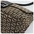 Borsa a tracolla FENDI Zucchino Canvas Mamma Baguette Beige Silver Auth 185079V Argento - vista 10