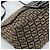 Borsa a tracolla FENDI Zucchino Canvas Mamma Baguette Beige Silver Auth 185079V Argento - vista 11