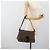 Borsa a tracolla FENDI Zucchino Canvas Mamma Baguette Beige Silver Auth 185079V Argento - vista 22