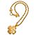 Collana Chanel 1996 CC Flower Pendant D'oro