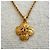 Collana Chanel 1996 CC Flower Pendant D'oro - vista 7