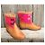 Autre Marque Botines Sabah Ibiza de cuero Castaño Rosa - vista 2