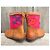 Autre Marque Botines Sabah Ibiza de cuero Castaño Rosa - vista 4