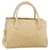 Chanel V Stitch Leather Beige