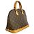 Borsa a mano Louis Vuitton Alma in pelle beige - vista 2