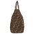 Borsa Fendi Zucca marrone pelle e tela - vista 3