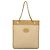 Chanel pelle con manico a catena Beige