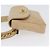 Ceinture Chanel CC Flap en agneau matelassé Beige - vue 5
