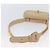 Ceinture Chanel CC Flap en agneau matelassé Beige - vue 7