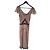 John Galliano Vestido midi de seda estampado Castaño Negro Rosa Beige