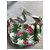Borsa a tracolla Céline in tela con stampa floreale Rosa Bianco Verde Gold hardware - vista 4